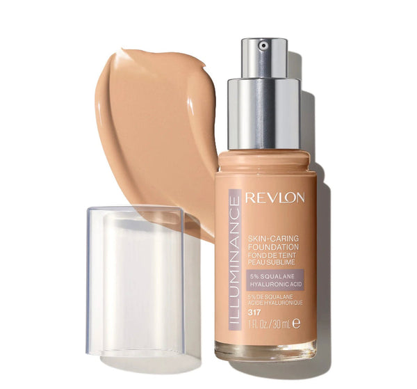 revlon illuminance skin caring liquid foundation makeup medium coverage 305 medium sand