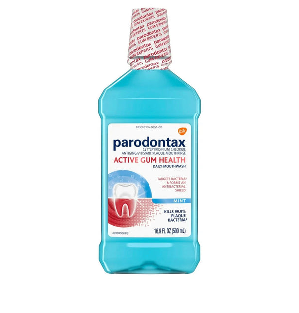 parodontax active gum health mouthwas 16.9 fl oz