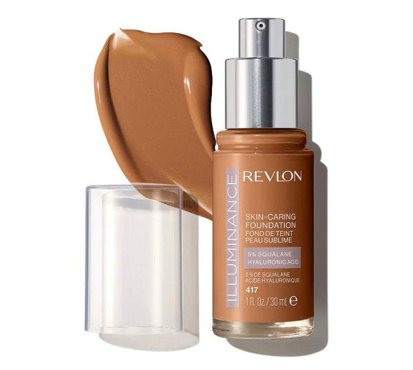 revlon illuminance skin caring liquid foundation makeup medium coverage 317 tan sand