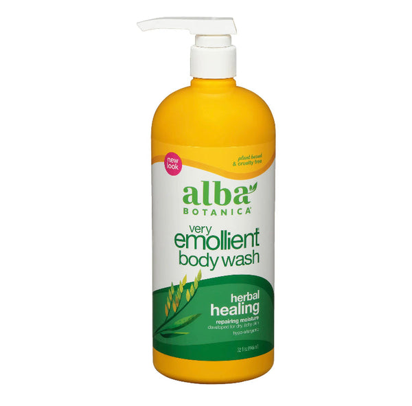 alba botanica very emollient body wash herbal healing 32 fl oz