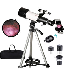 Beginners Telescope for Kids Adults 70mm Aperture 500mm Focal Length Telescopio