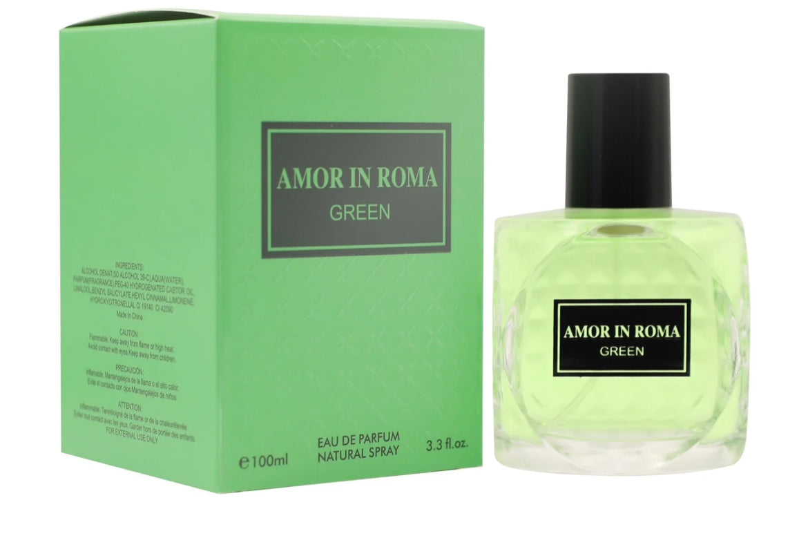 Women's Perfume Amor In Roma Green 3.3 fl oz