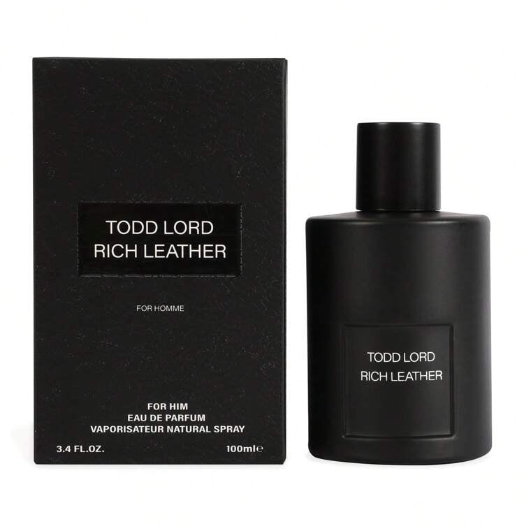 Men's Cologne Todd Lord Rich Leather 3.3 fl oz