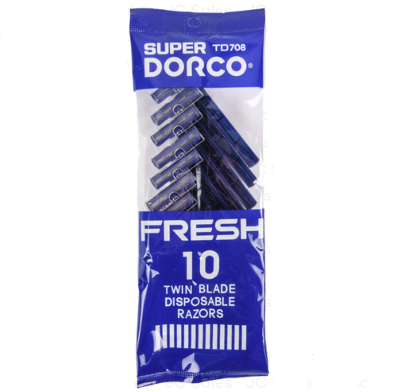 DORCO Disposable Twin Blade Men Razor 10ct - Blue
