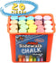 Chalk City Jumbo Washable Sidewalk Chalks 20pcs with 7 Colors