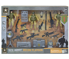 Official USA Army Brand Recon Plattoon Toy Playset