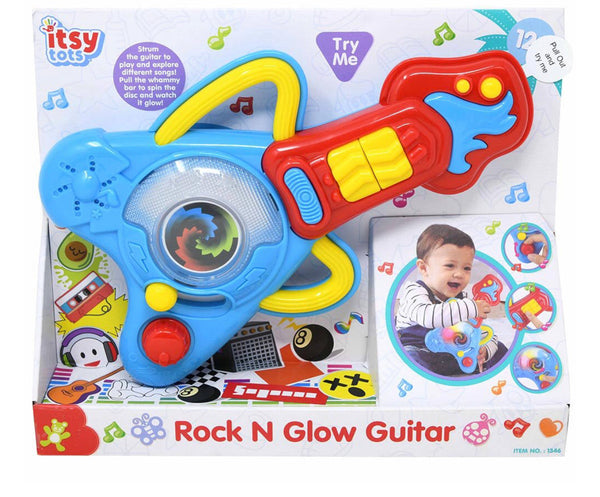 Itsy Tots Battery Operated Rock N Glow Guitar