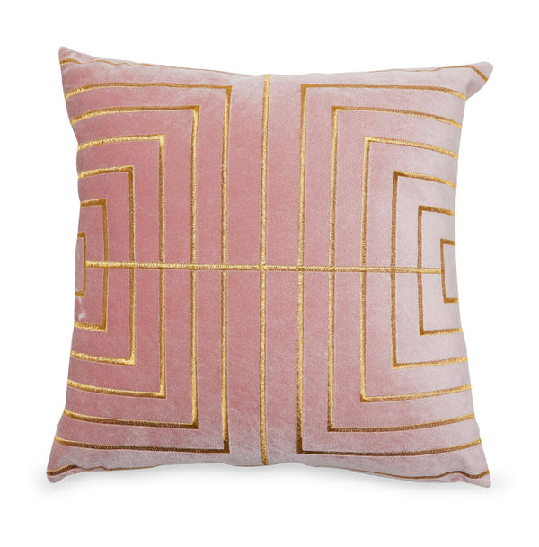 MoDRN Glam Metallic Stitched Decorative Throw Pillow, 20" x 20"