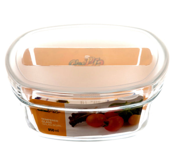 GLASSLOCK Glass Square Container w/ Lid 3.6cup