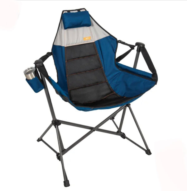 Rio Swinging Hammock Chair Blue