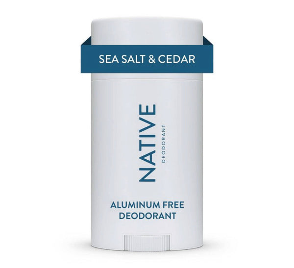 native deodorant sea salt & cedar aluminum dree 2.65 oz