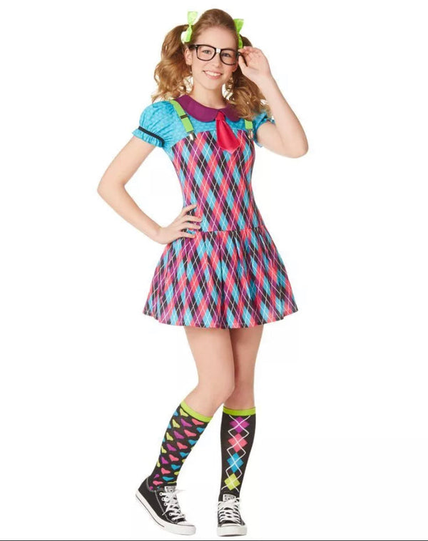 Spirit Halloween Child Girl's Nerd Alert Costume - Medium