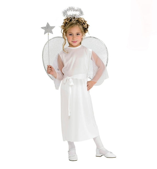 Girls Angel Halloween Costume, by Way To Celebrate, Size M