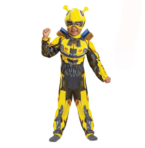 Bumblebee Classic Muscle Halloween Toddler Costume Transformers Rise of the Beasts Movie Boy 3T-4T