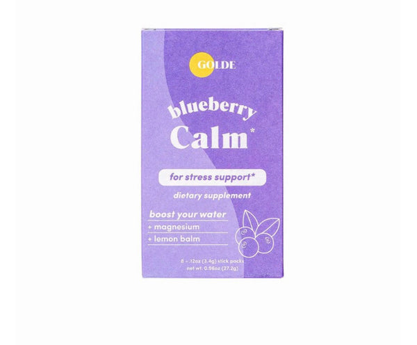 golde blueberry calm ale dietary supplement 8ct