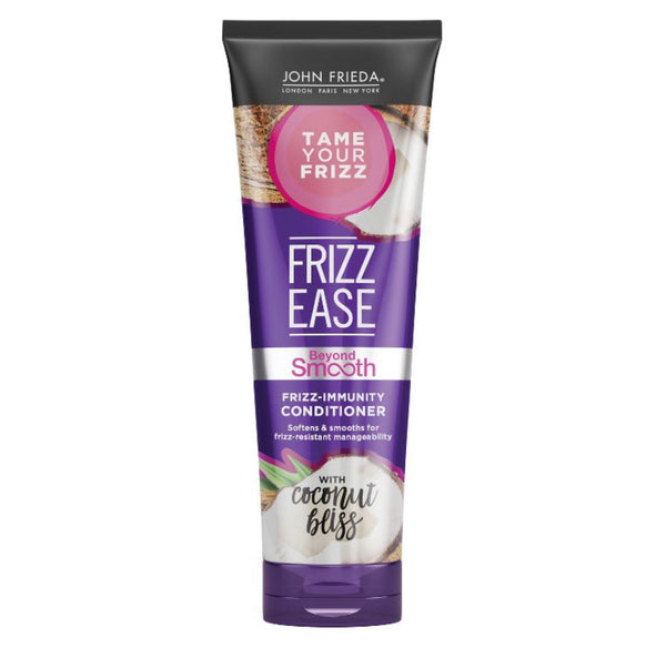 john frieda frizz ease beyond smooth conditoner anti-humidity conditioner coconut bliss 8.45 fl oz