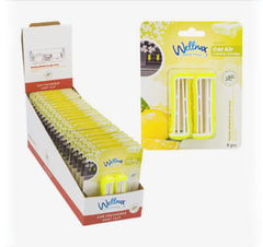 Wellnax Car Air Freshener Vent Clips 2pcs - Lemon