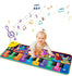 Kids Musical Piano Mats with 25 Music Sounds,Musical Toys Baby Floor Piano Keyboard Mat Carpet Animal Blanket Touch Playmat