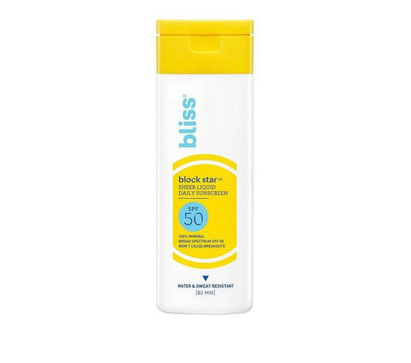 blockstar sheer liquid mineral sunscreen spf 50