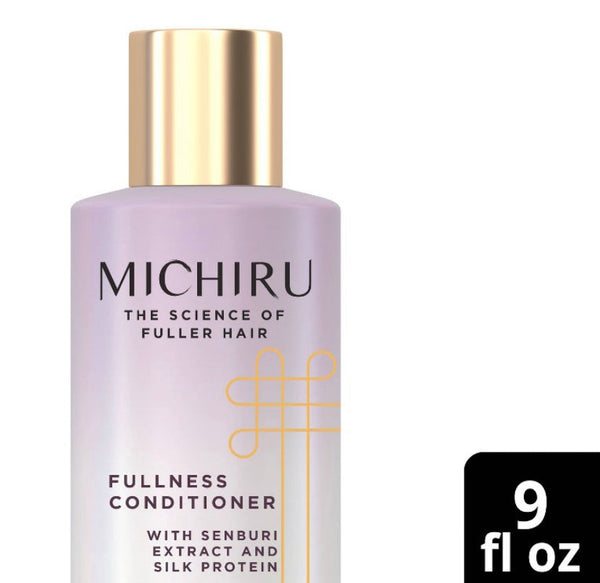 michiru senburi extract & silk protein silicone free fullness conditioner 9 fl oz