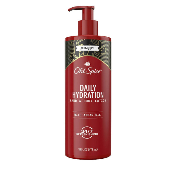 old spice daily hydration hand & body lotion for men swagger