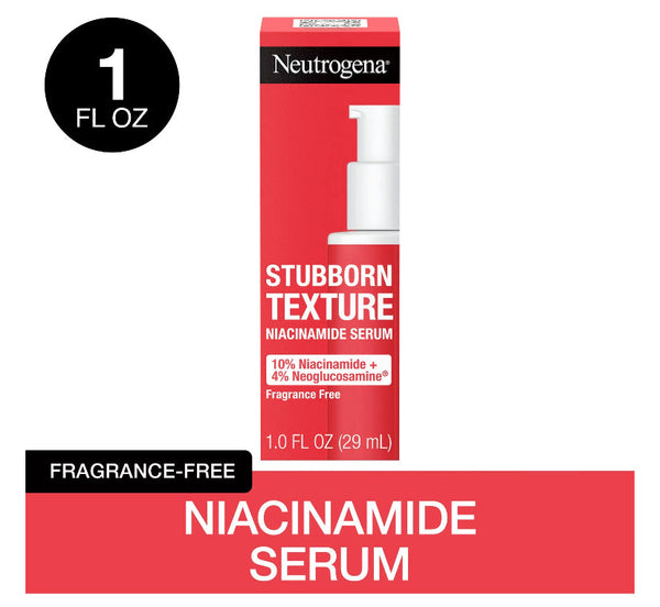neutrogena stubborn texture resurfacing face serum niacinamide 1oz
