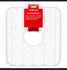Table King Flexible Sink Protector Mat 12" x 11" - White