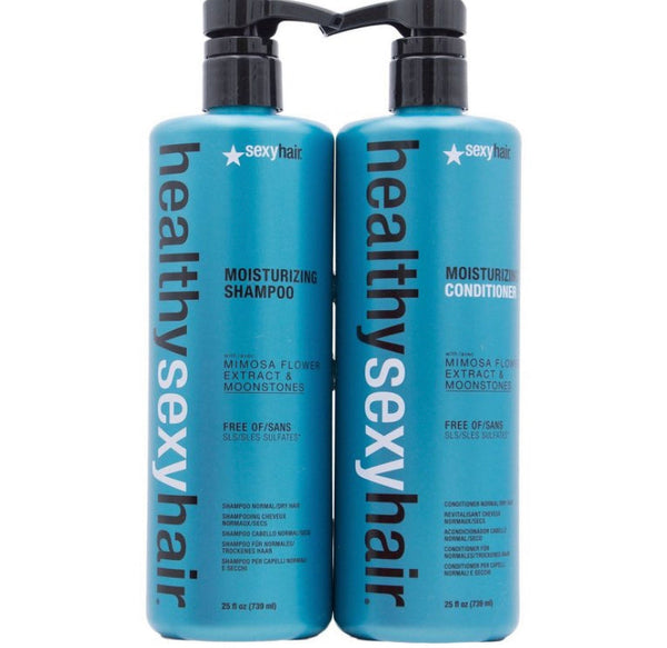 sexy hair moisturizing shampoo and conditioner duo pack - 50 fl oz