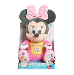Disney Baby Musical Discovery Plush Minnie Mouse, Officially Licensed Kids Toys for Ages 06 Month, Gifts and Presents