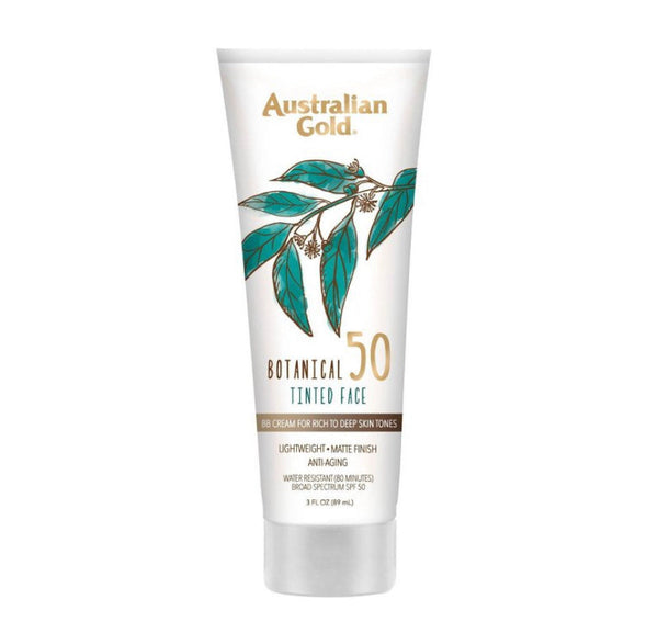 australian gold botanical tinted face sunscreen lotion rich to deep spf 50 3 fl oz