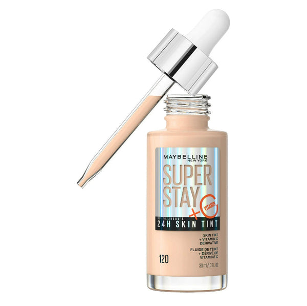 maybelline super stay stay up 24hr skin tint with vitamin c 120
