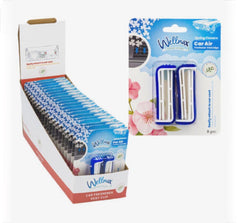 Wellnax Car Air Freshener Vent Clips 2pcs - Spring Flowers
