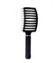 Miracle Girl Vented Curved Hair Brush - Black