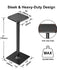 Speaker Stands Pair 31" Fixed Height Tempered Glass Base Surround Sound Set of 2 - Black