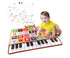 Bluejay Baby Piano Mat Musical Keyboard Learning Toys with 26 Letters Electronic Music Animal Touch Play Mat