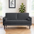 VASAGLE Velvet Sofa Couch 71"L x 31"W x 27.5"H - Dark Gray