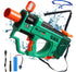 Electric Water Gun Rechargeable Battery & 800cc High Capacity Long Distance Automatic Water Guns up to 32 FT Range - Green