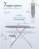 SONGMICS Ironing Board Foldable w/ Stable Iron Rest w/ Height Adjustable - Gray