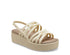 Crocs Women's Brooklyn Strappy Low Wedge Sandals Bone - Size 7