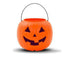 Halloween Plastic Pumpkin Trick or Treat Pail, Orange, 8", by Way To Celebrate