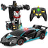 Remote Control Car, 2.4Ghz Transform RC Cars, 1:18 Scale Police Car Toy