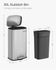 SONGMICS 8 Gallon (30 L) Trash Can Stainless Steel w/ Step-On Pedal - Silver