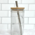 Mason Jar Glass Cup with Straw