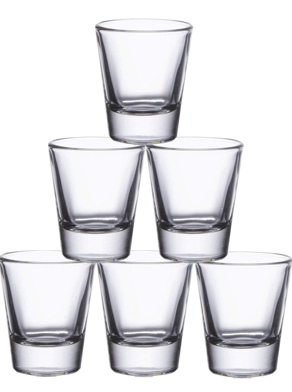 6 Piece Glass Shots