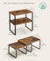 SONGMICS Cabinet Organizer Shelf Spice Rack Set of 2 - Brown