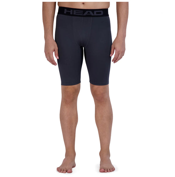 HEAD Men's Tennis & Pickleball Core Compression Shorts Black - Size L