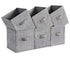 SONGMICS Storage Cubes 11-Inch Non-Woven Fabric Bins Set of 6 - Cattail Gray
