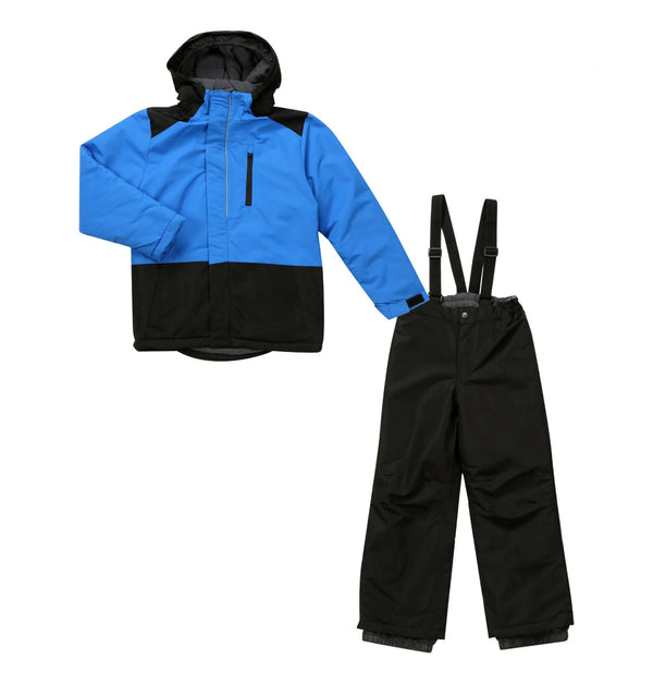 Terrero Boys Colorblock Insulated Jacket and Snow Bib Set 2 Piece - Size M