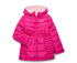 Reebok Girls Cozy Reversible Long Puffer Jacket Fuschia - Size L