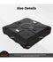 HOMSHADE Cantilever Umbrella Base 253lb-363lb Heavy-Duty Rolling Outdoor Stand